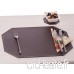 Octogone Set de table  Napperon en cuir recyclé de sélection de couleurs Dessous de table  Tapis de place  marron  30*40 cm - B01L621U9U